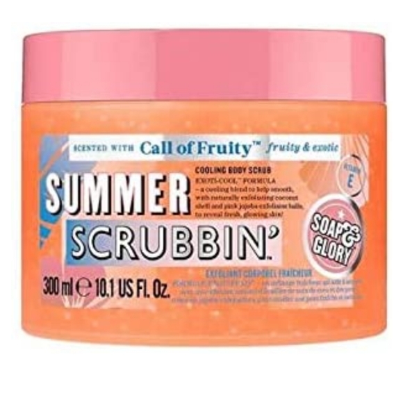 Soap & Glory Summer Scrubbin Call of Fruity Body Exfoliating Scrub Full Size NWT - Picture 8 of 8